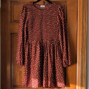 Long Sleeve Floral Dress